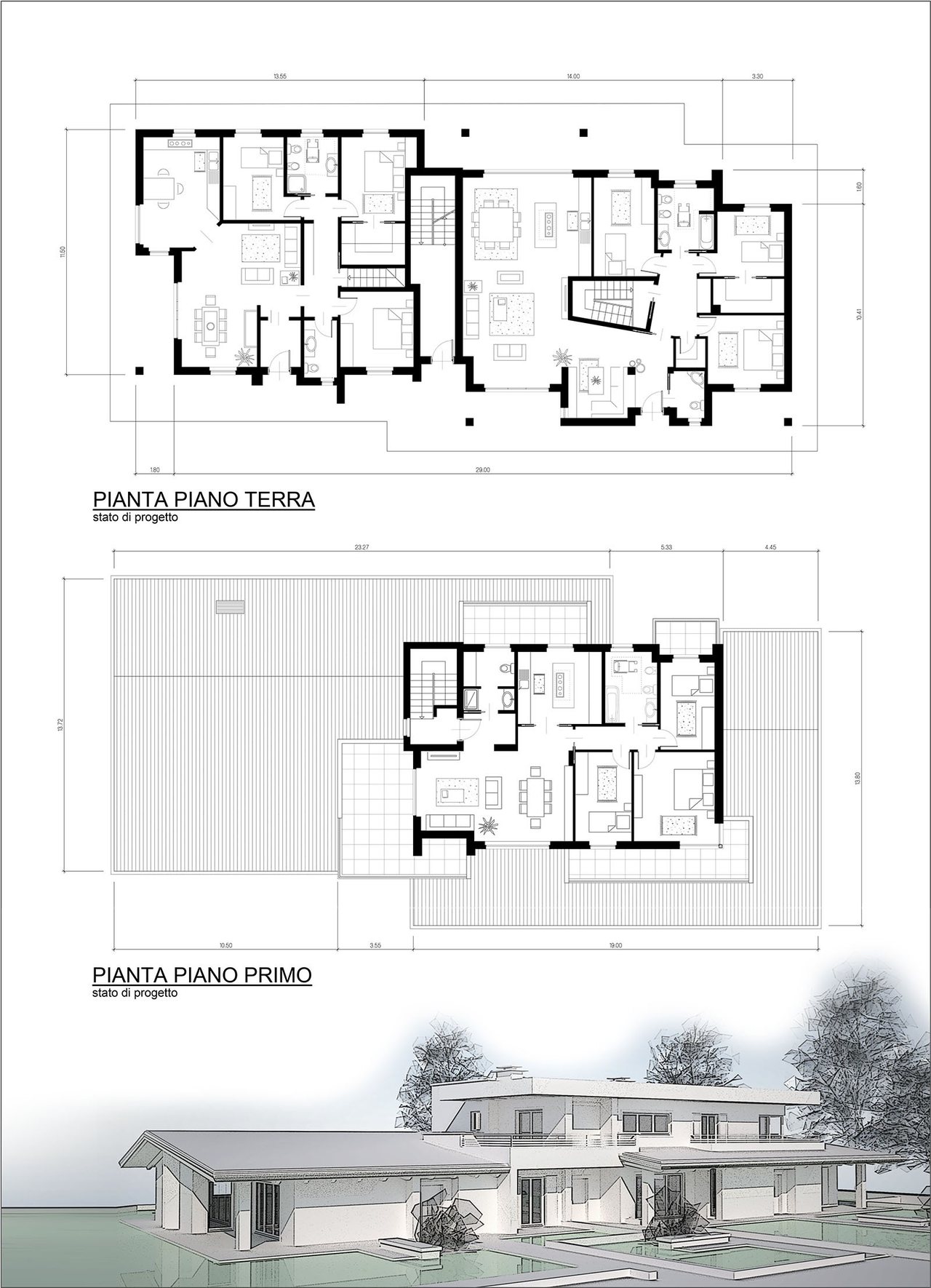 Piante di progetto