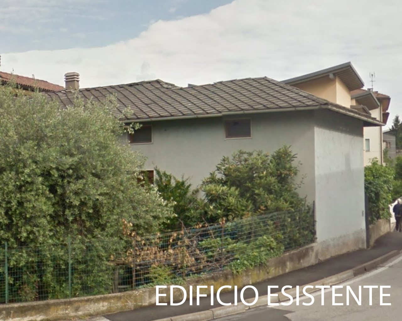 Edificio oggetto di demolizione.